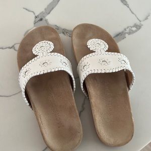 Jack Rogers Comfort Sandals in white